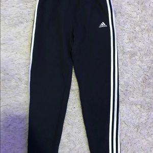 Addidas black pants XL boys